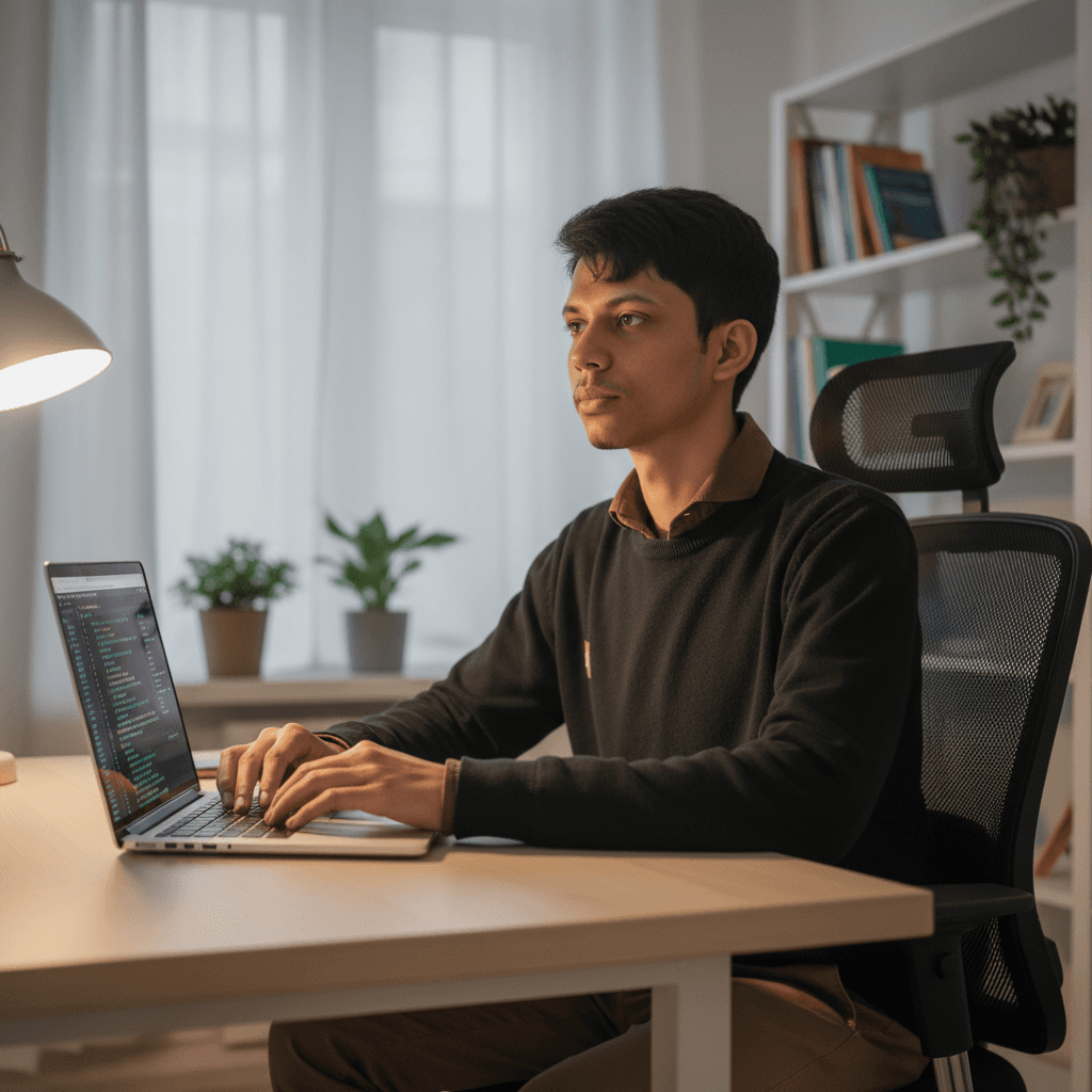 Students learning at Shrisant Academy